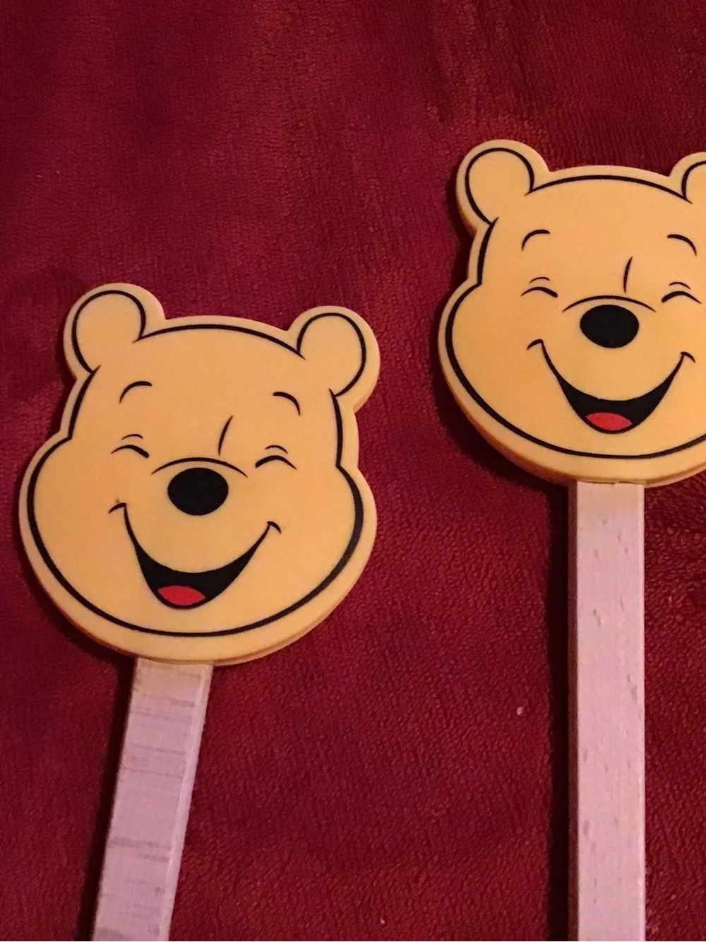 Disney Winnie the Pooh Yellow Silicone Spatulas - Set of 2